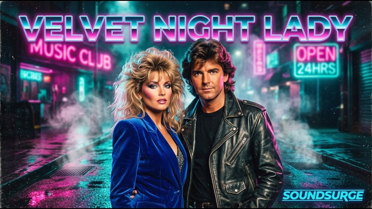 Velvet Night Lady — Original 80s Euro Disco & Synth-Pop (Official Music Video)