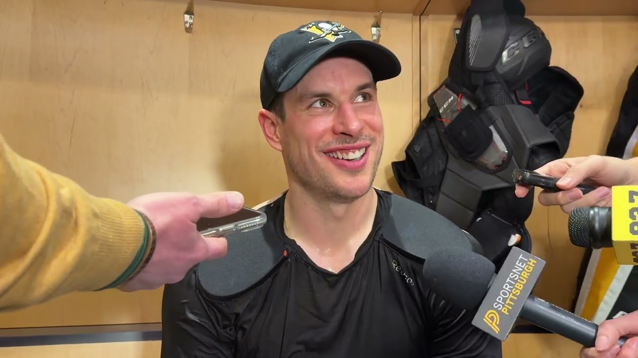 Sidney Crosby breaks Mario’s record. Reflects on significant career