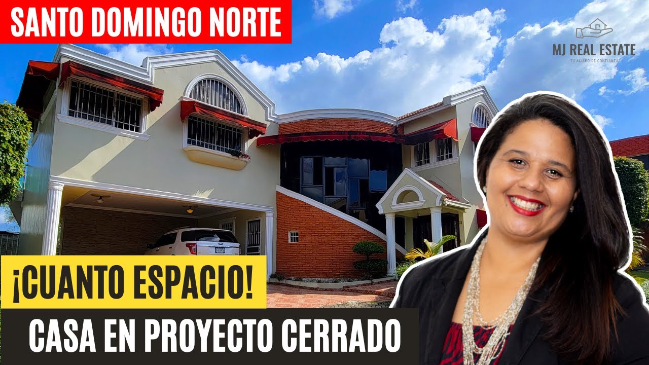 CASA EN VENTA EN CIUDAD MODELO | PROYECTO CERRADO SEGURIDAD 24/7 | GACEBO | SANTO DOMINGO NORTE 🏡