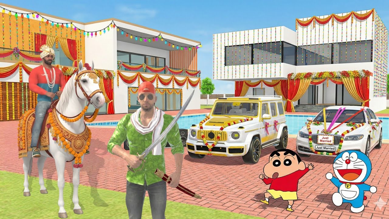 🤩Franklin & Jack Ki Shadi Me Modified Dj Purchase Kar Liya 😱💥 Indian Theft Auto Simulator Game Code 