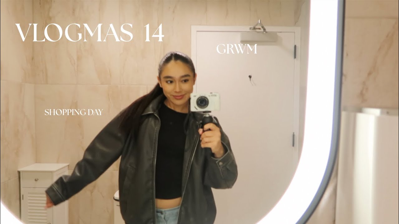 vlogmas 14| shopping @ Dallas | GRWM
