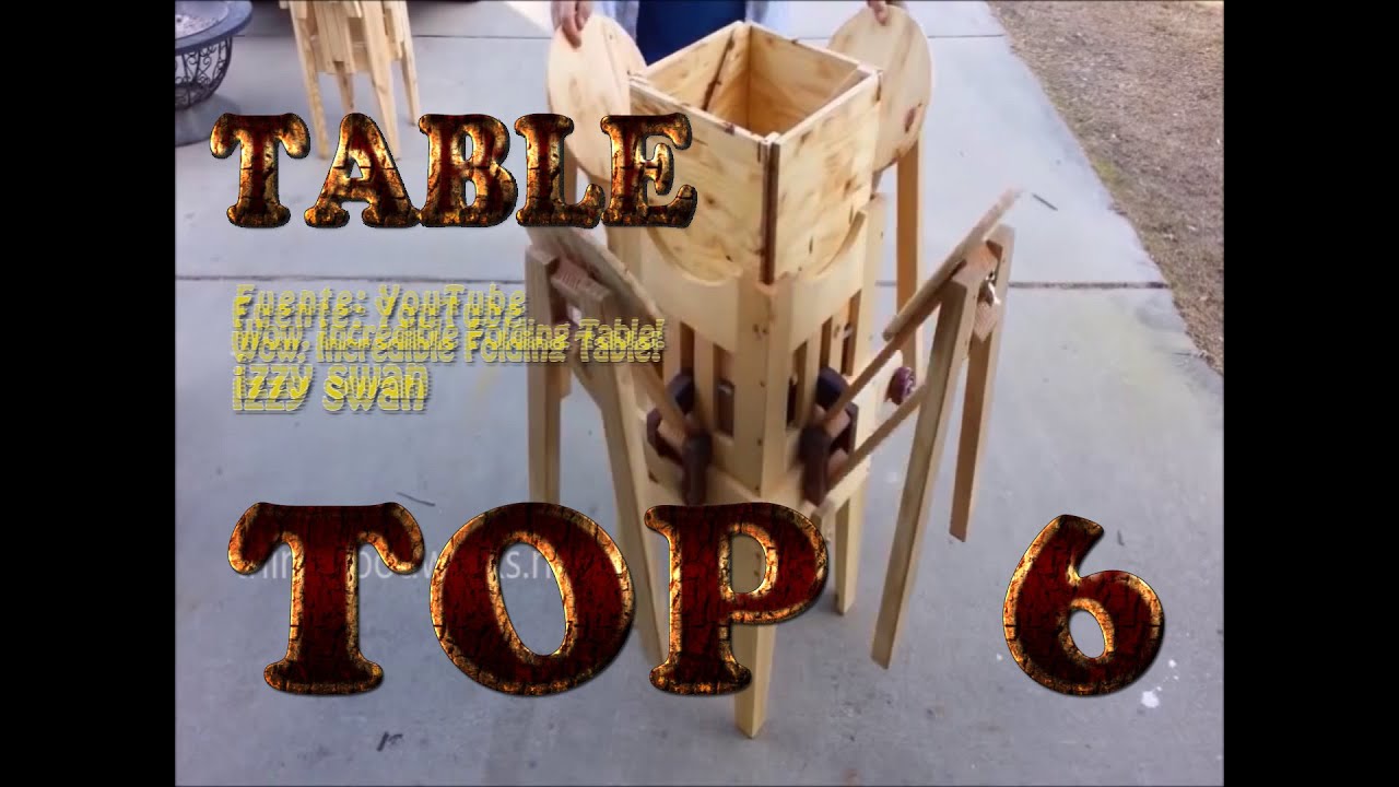 top 6 de las mejores mesas abatibles caseras ● @todoinventostv #29 shorts