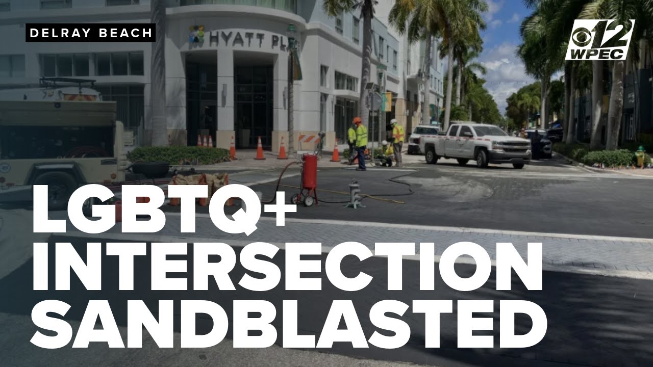 Florida Department of Transportation sandblasts LGBTQ intersection