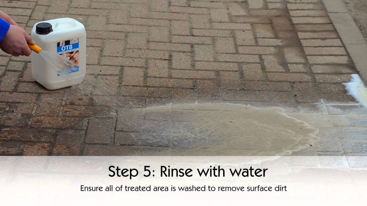 OT8 - the easy way to remove oil stains from hard surfaces!