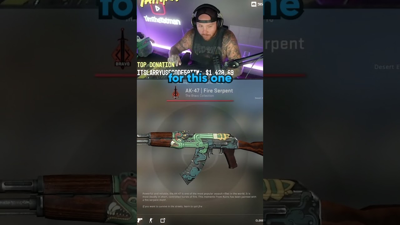Timthetatman открывает дела CS Bravo