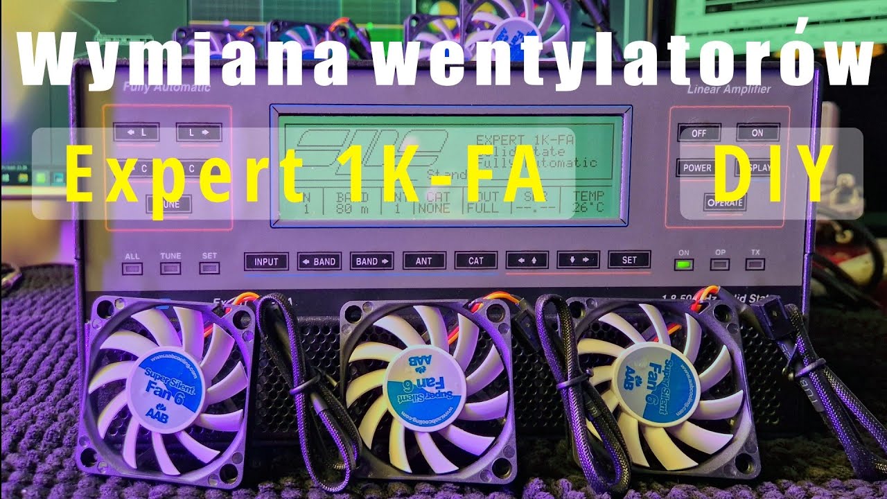SPE Expert 1K-FA Instalacja nowego układu chłodzenia. Zrób to sam.