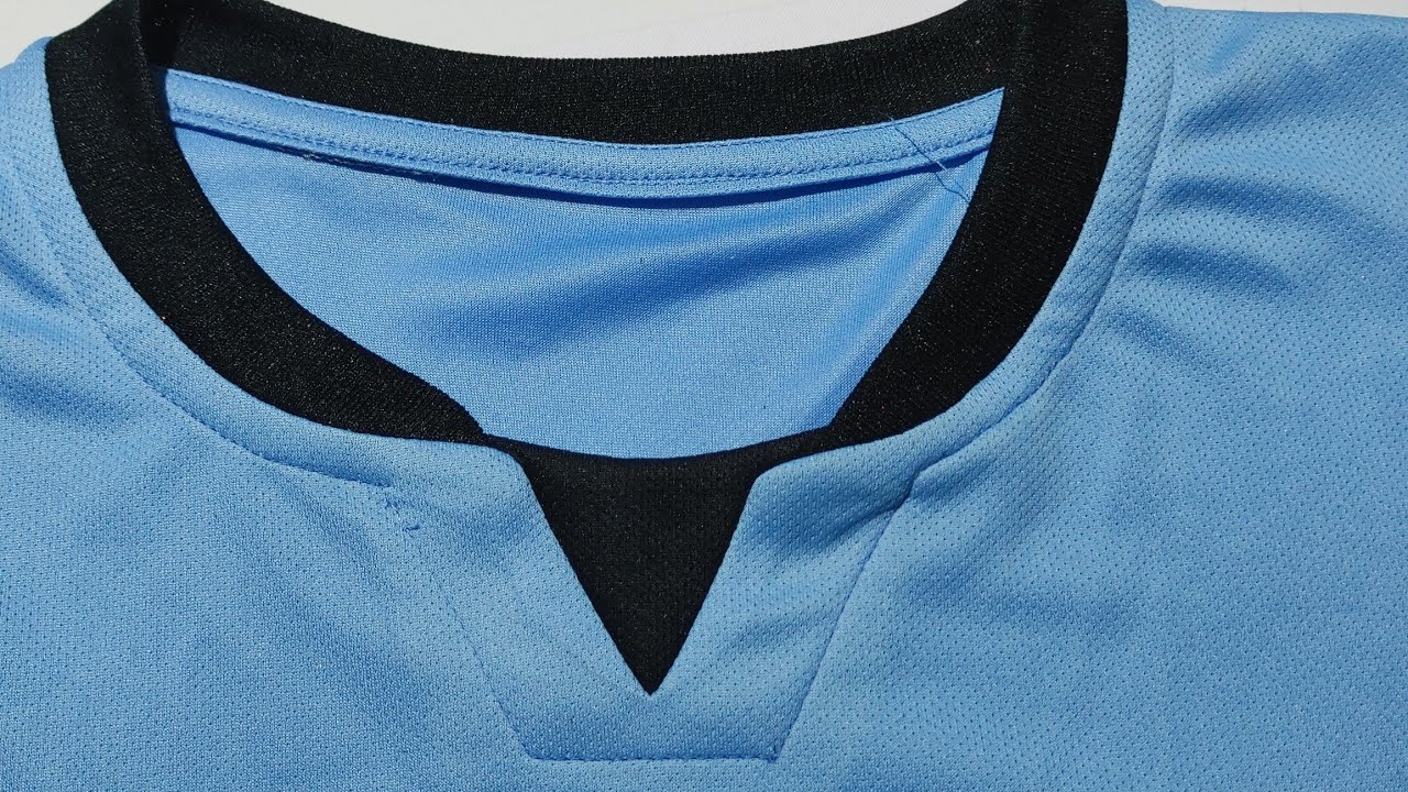como hacer este modelo de cuello para camisetas