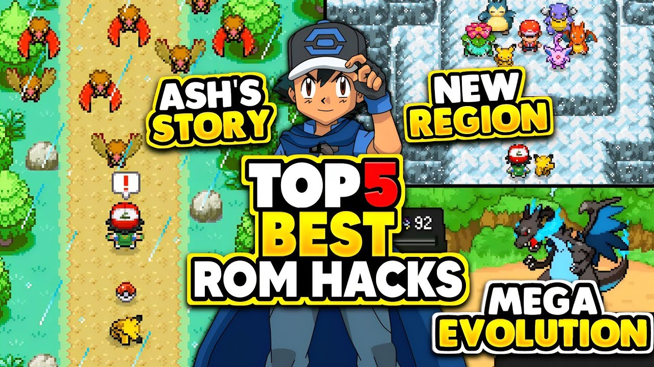 Top 5 Best Pokemon Rom Hacks 2025 | Best Pokemon Fan Games 2025