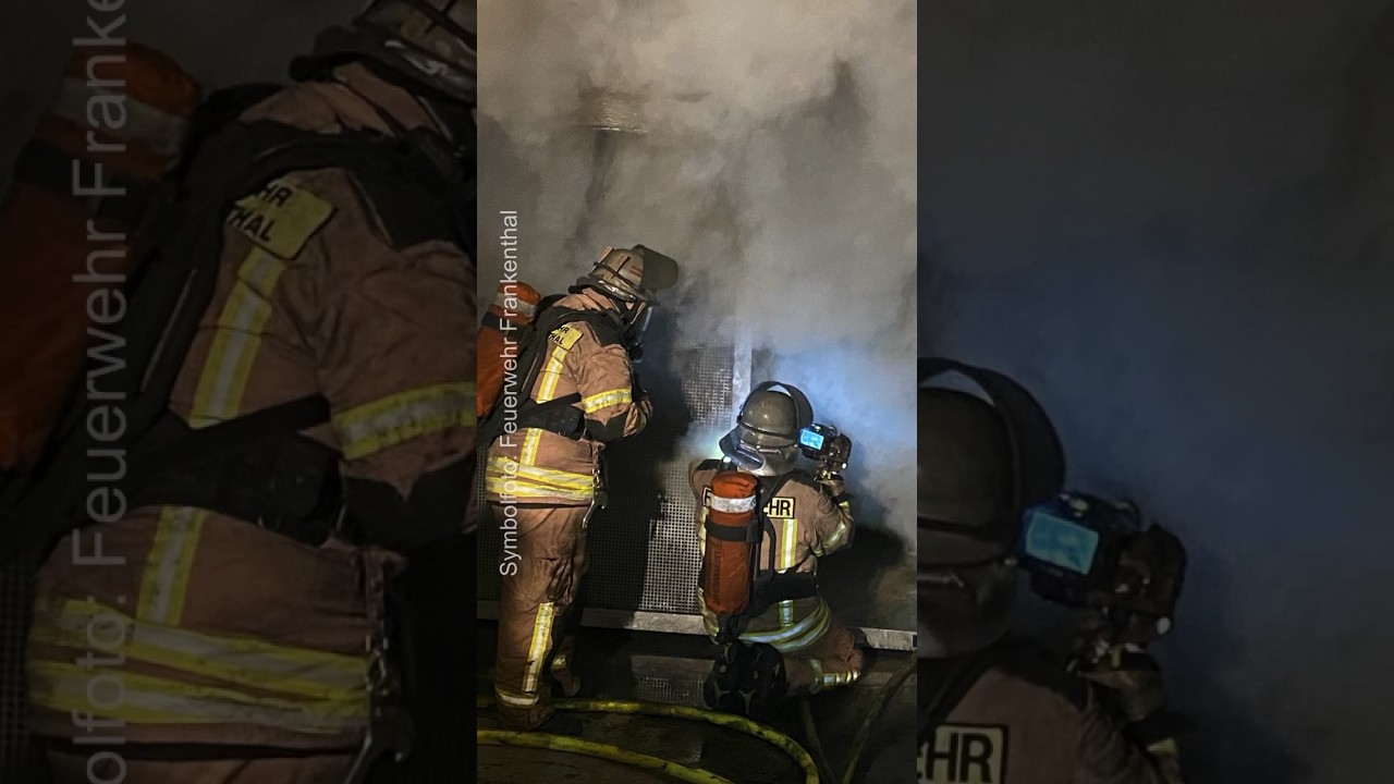 Personensuche ist wichtig 🚒 #feuerwehr #brand #tiefgarage #fabrik #feuerwehrhamburg