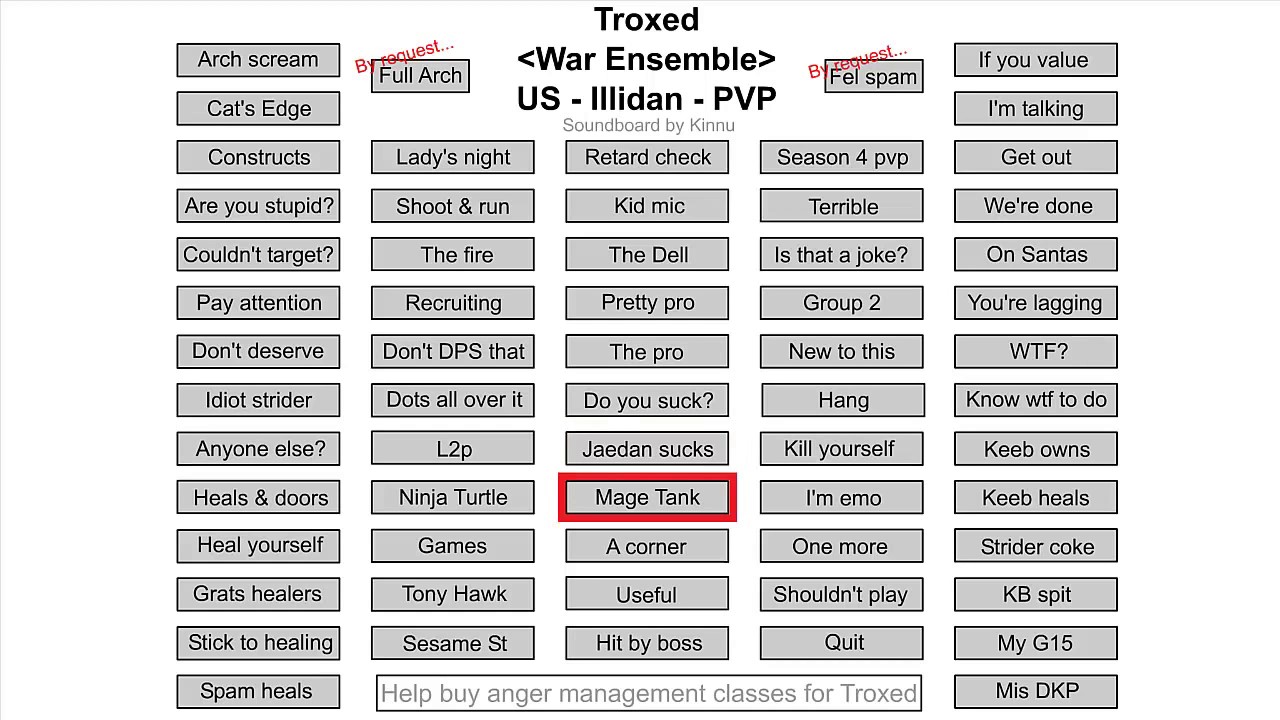 Troxed Soundboard