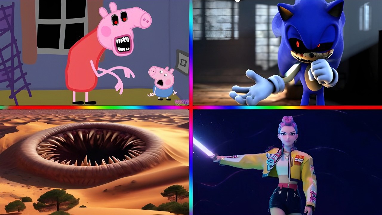PEPPA PIG.EXE🆚Siren Head 🆚 Skibidi Toilet🆚Kpop demon hunter   🎶 Tiles Hop EDM Rush