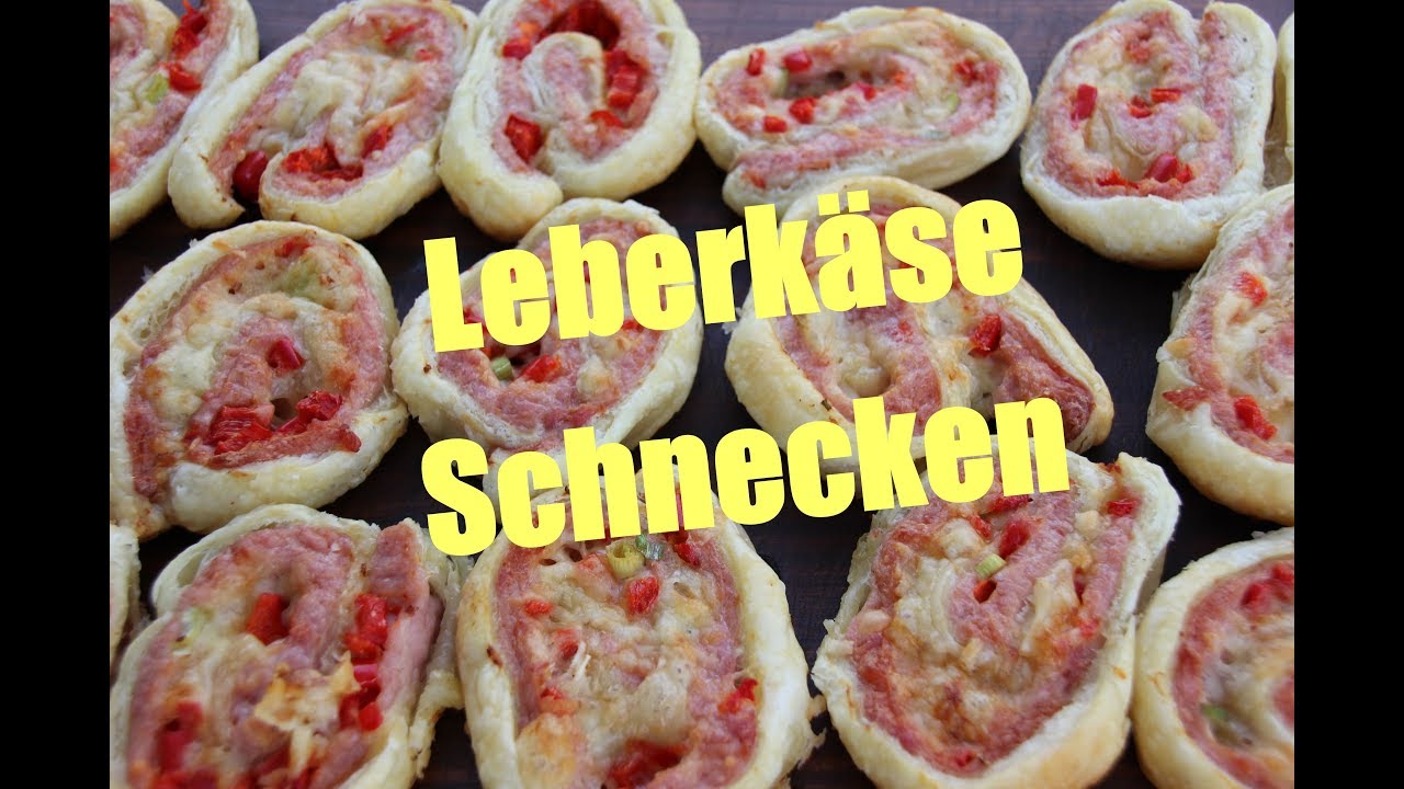 Leberkäse Schnecken - schönes Fingerfood vom Grill