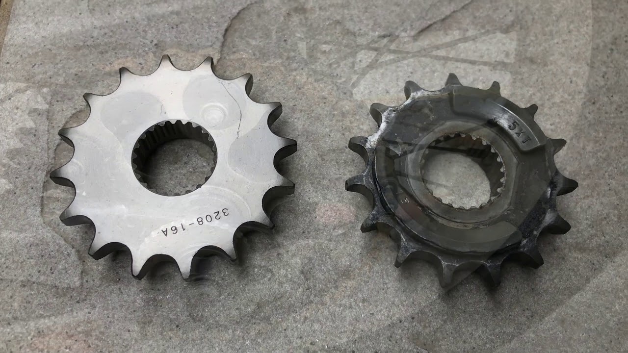 トリッカーのスプロケ&チェーン交換