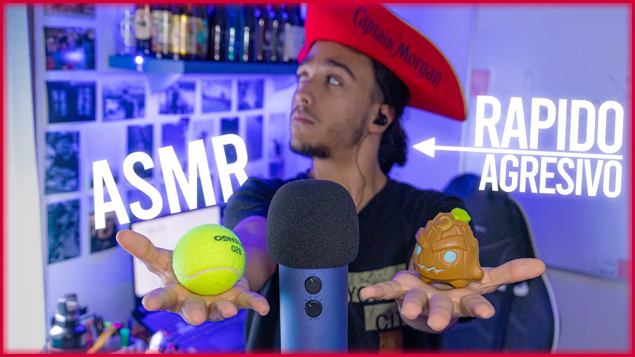 Este video de ASMR tiene 61300 VISITAS - ASMR rápido y agresivo MUY EFICAZ