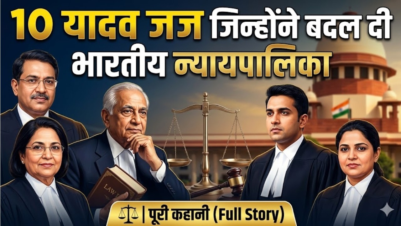 10 यादव जज जिन्होंने बदल दी भारतीय न्यायपालिका ⚖️ | Full Story