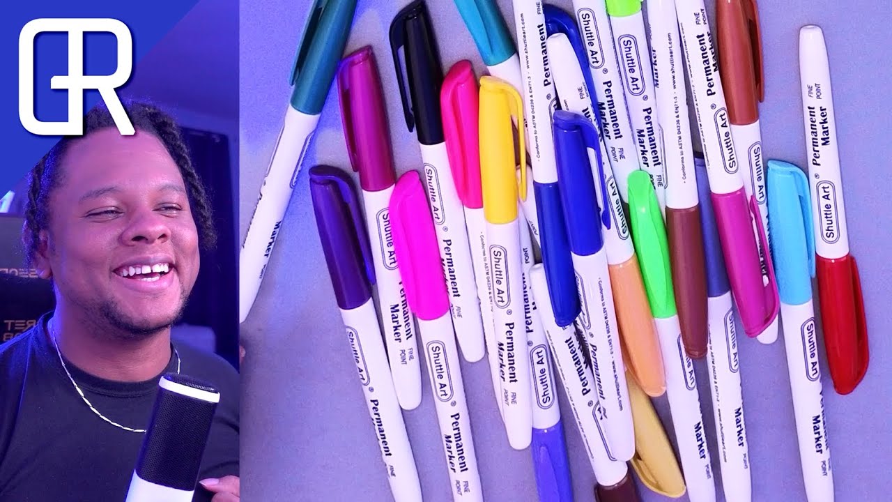 EVERY Sharpie color (but not Sharpie) Amazon 24 permanent markers