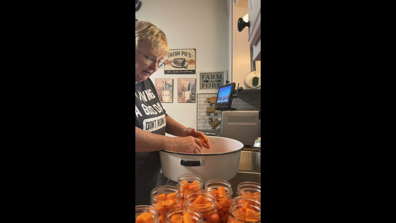 Recipes, Threads & Tales - canned carrots