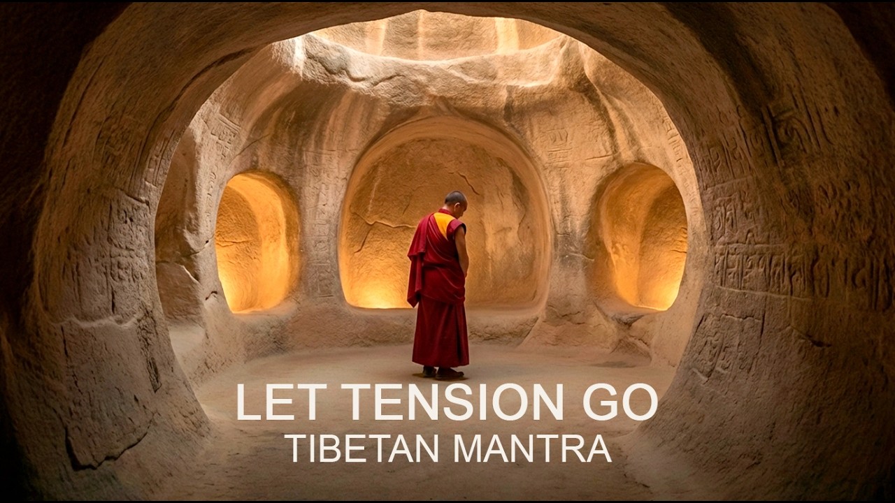 Tibetan Shrine by Lamp Light — Monk Chanting | Nervous System Calm