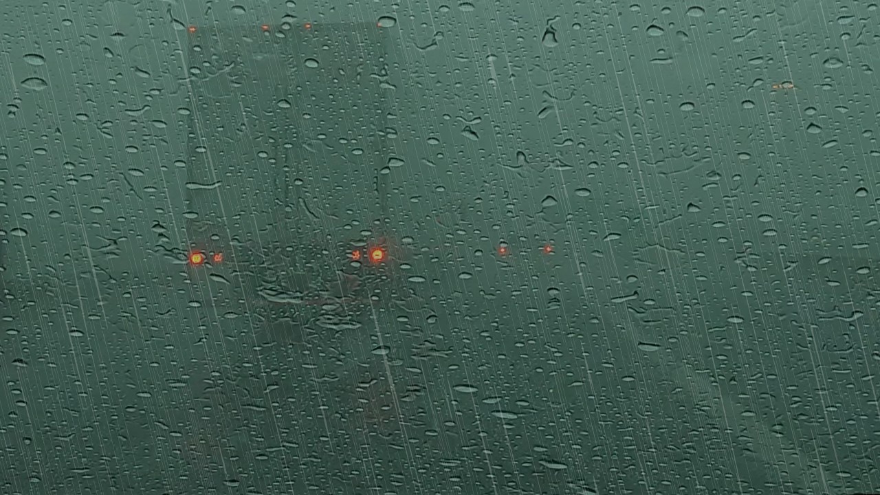 HEAVY RAIN Driving in the Rain Evening Drive Through Flooded Streets and Highways