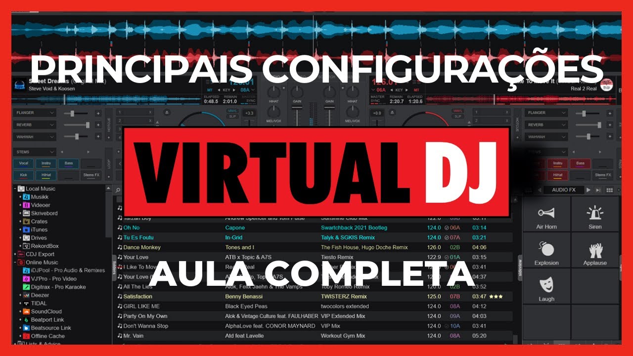 Virtual DJ 2023 - Principais Configurações - Aula Completa
