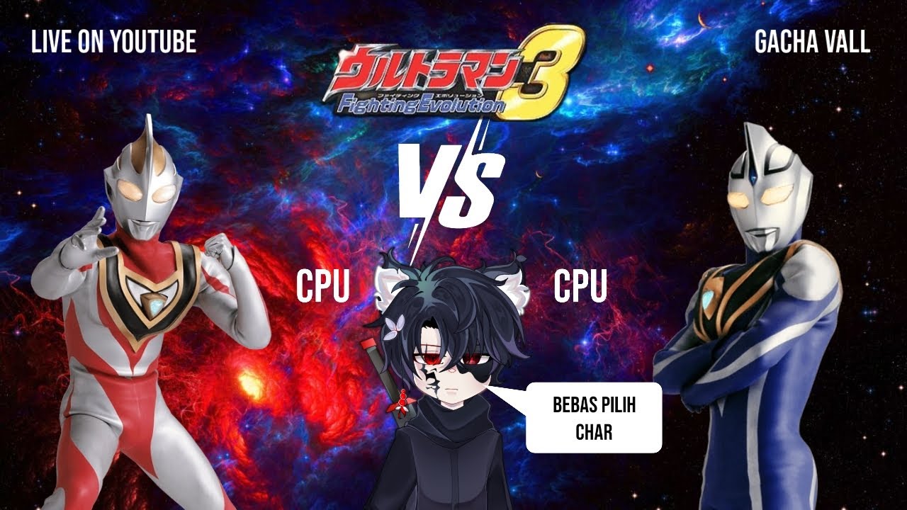 💥 Live Ultraman fighting Evolusion 3 CPU vs CPU part 2