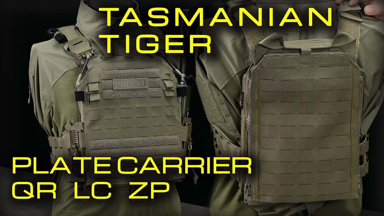 TASMANIAN TIGER PLATE CARRIER QR LC ZP - DER ERSTE TT ZIP ON PLATTENTRÄGER!!