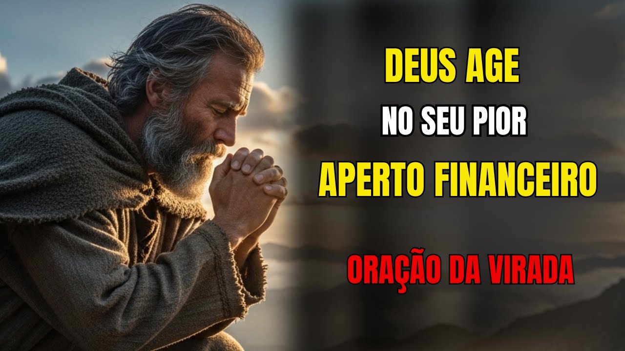 PARE E OUÇA — Quando o DINHEIRO Acaba e o MEDO Chega, DEUS Vira Tudo Nesta ORAÇÃO