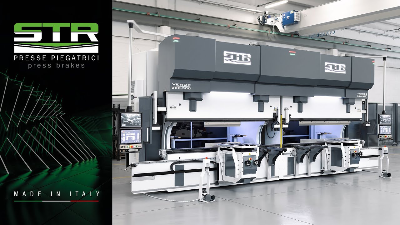 STR - Pressa piegatrice elettrica - Electric Press VERDE 320 300 TANDEM