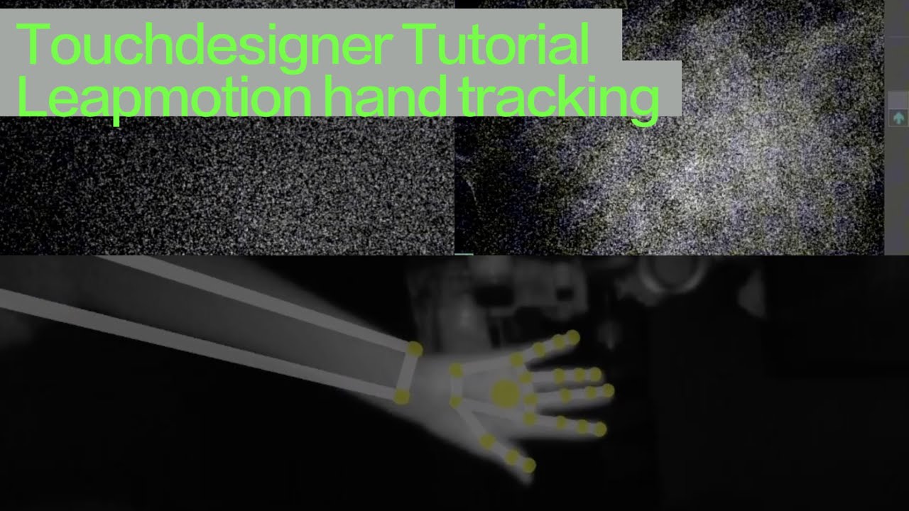 LEAP Motion Particle Control in TouchDesigner | Real-Time Particle Effects Tutorial