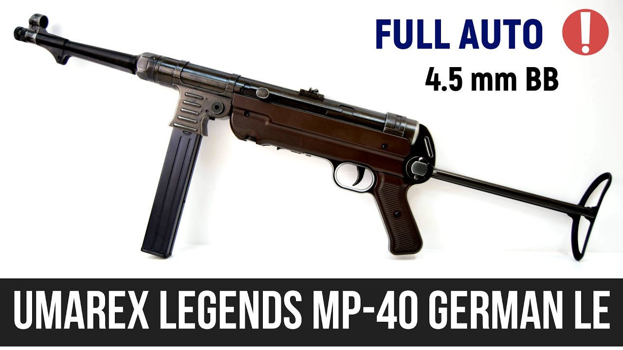 MP-40 UMAREX LEGENDS - РАСПАКОВКА, ОБЗОР и ТЕСТ ПНЕВМАТИЧЕСКОГО ПИСТОЛЕТА-ПУЛЕМЁТА (ШМАЙСЕР) 4,5ММ