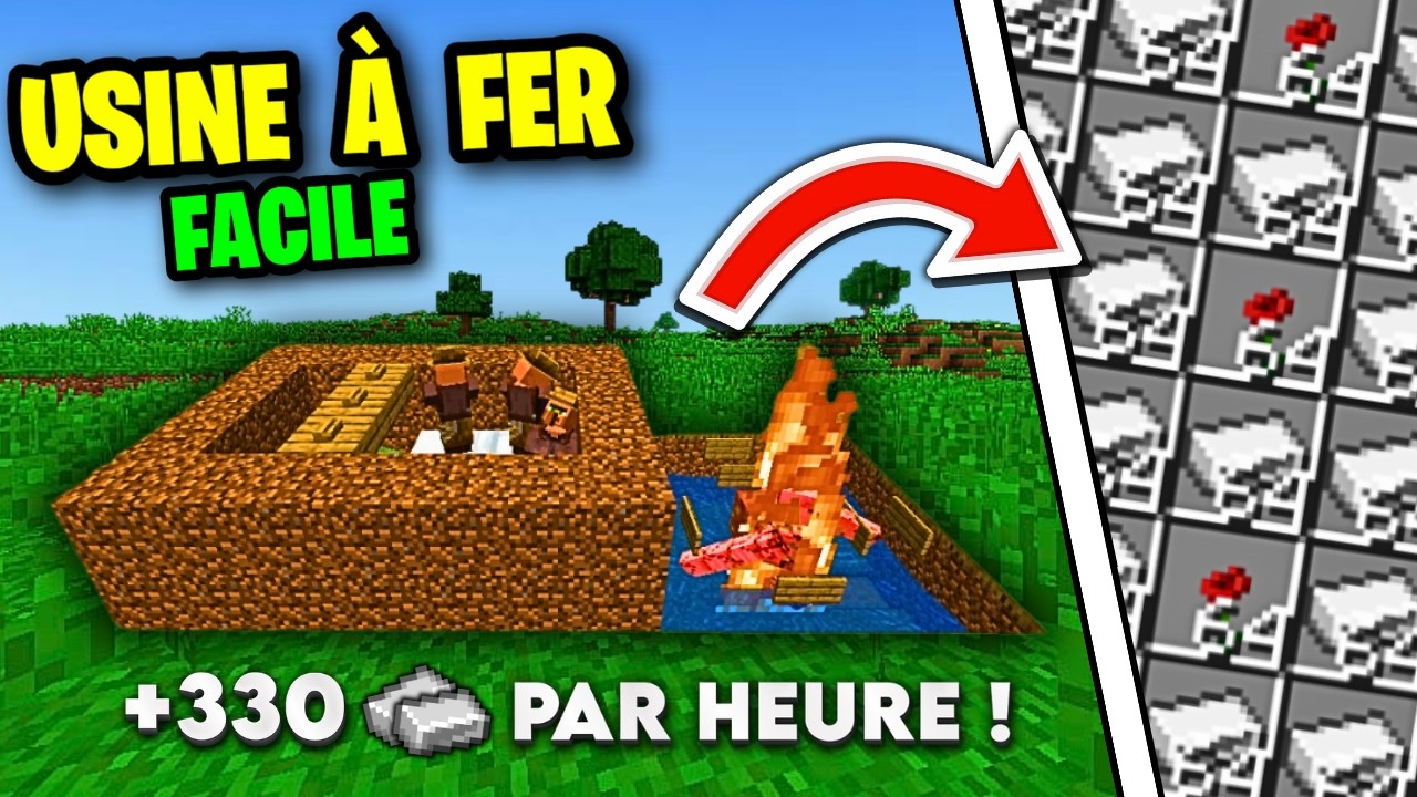 [Tuto] Usine &agrave; Fer Minecraft 1.21 !