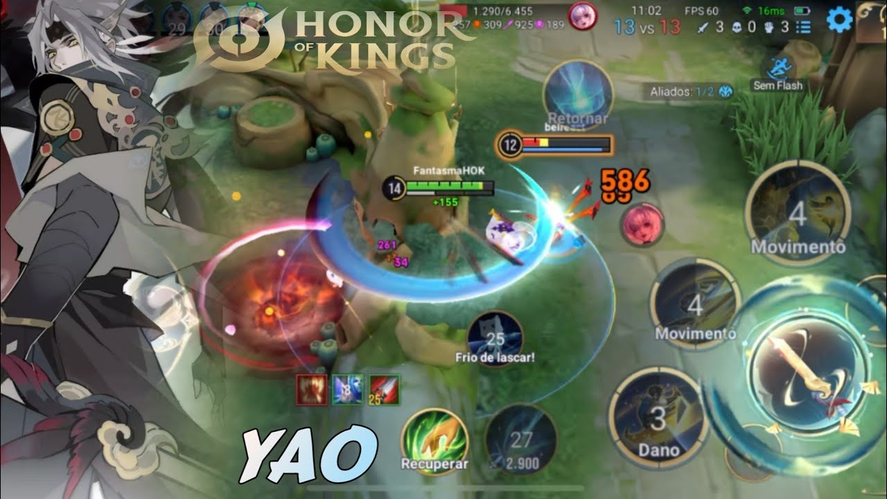 MESTRE 3 HONOR OF KINGS YAO GAME PLAY