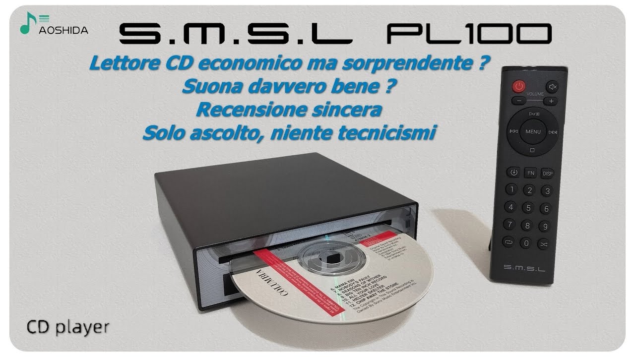 SMSL PL100 CD Player (che offre un buon rapporto qualità-prezzo)