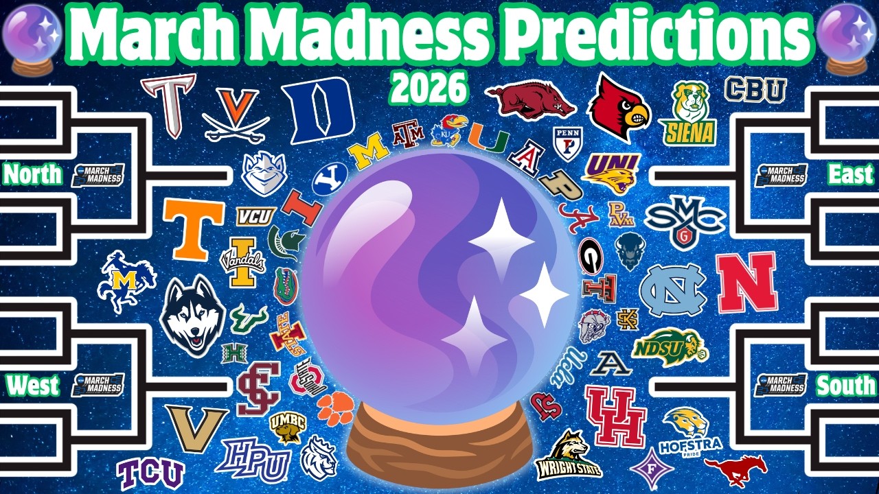 *PERFECT* FULL March Madness 2026 Tournament Bracket Predictions!