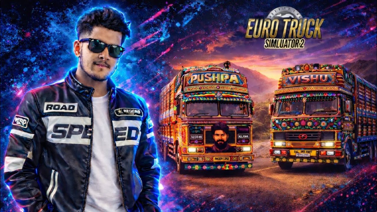 PUSHPA TRUCK GAMEPLAY WITH MVP VISHU #shortslive #shorts #ets2 #live