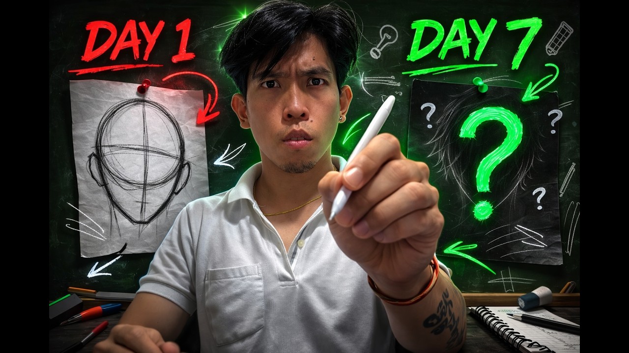 7 Days Drawing Challenge… Did I Actually Improve?