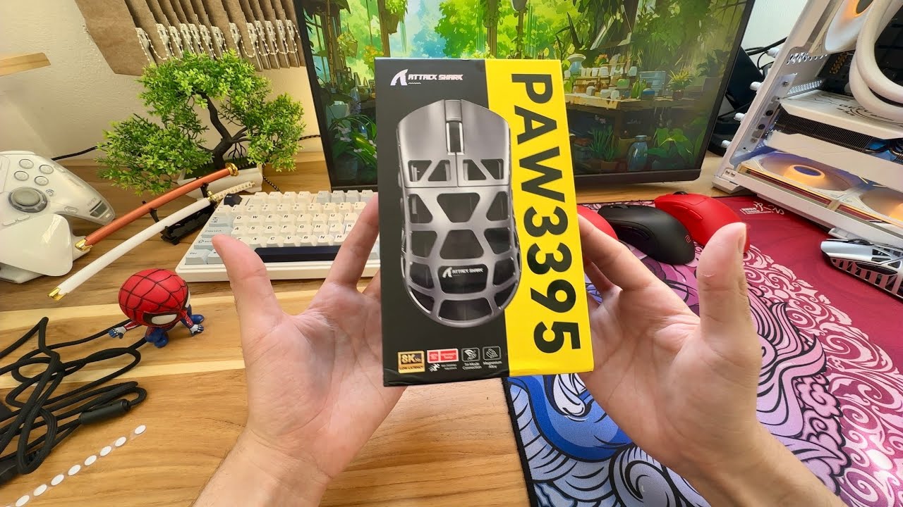 Testando o Mouse de Metal Magnésio ultra leve Attack shark R3