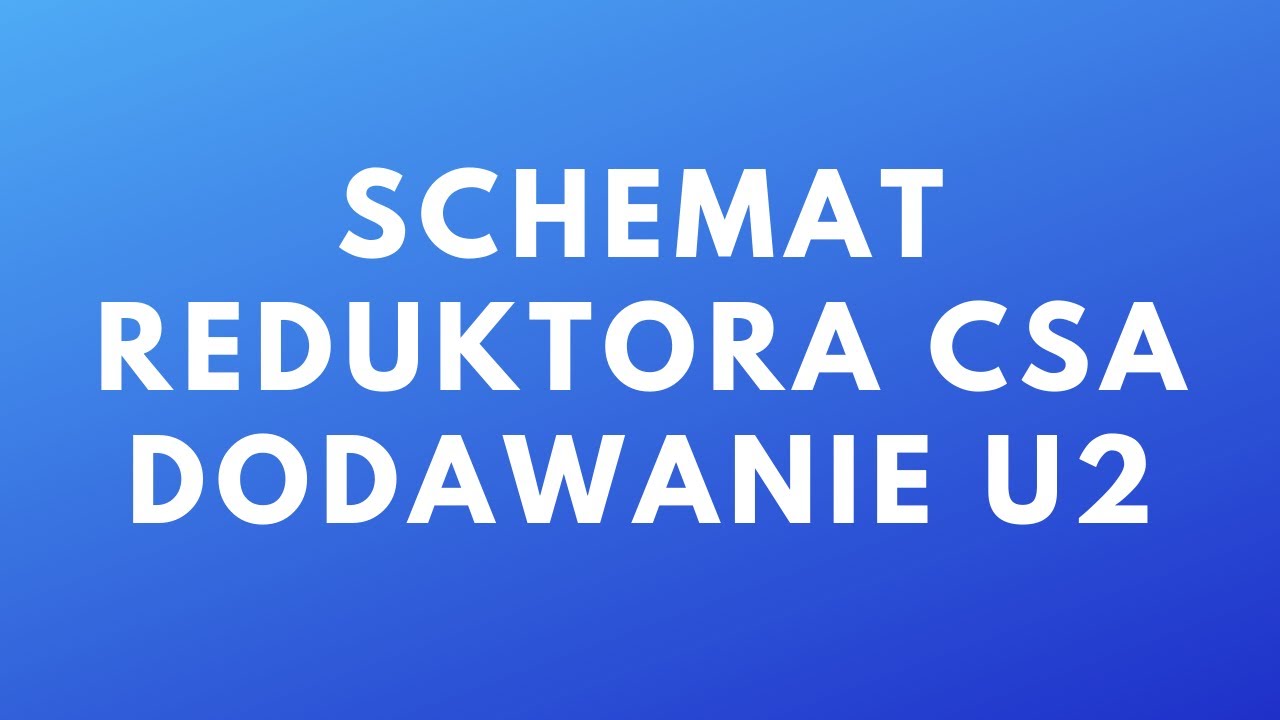 Schemat układu CSA - dodawanie w U2