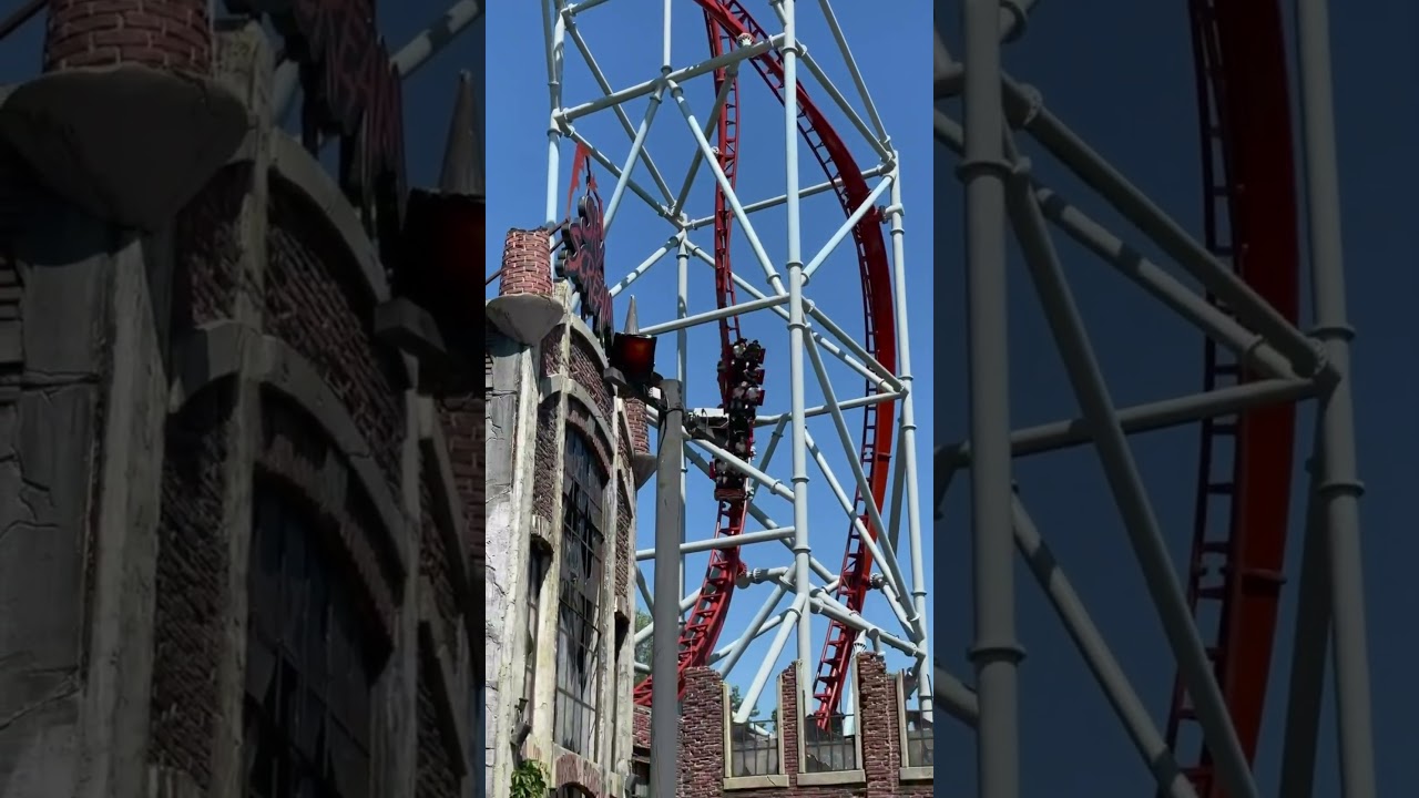 Sky Scream @ Plopsaland Deutschland #achterbahn #rollercoaster #coasterculture #themepark #vlog