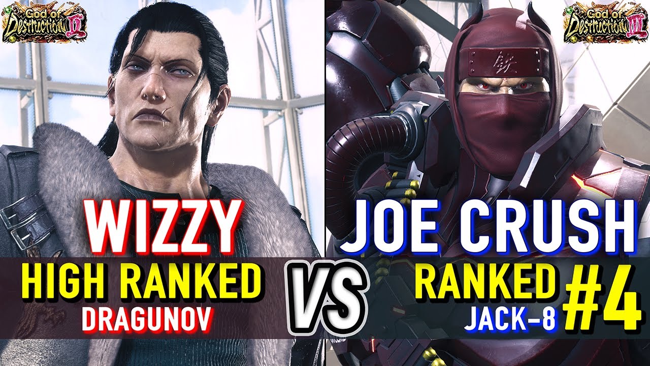 T8 🔥 WIZZY (Dragunov) vs JOE CRUSH (#4 Ranked Jack-8) 🔥 Tekken 8 High Level Gameplay