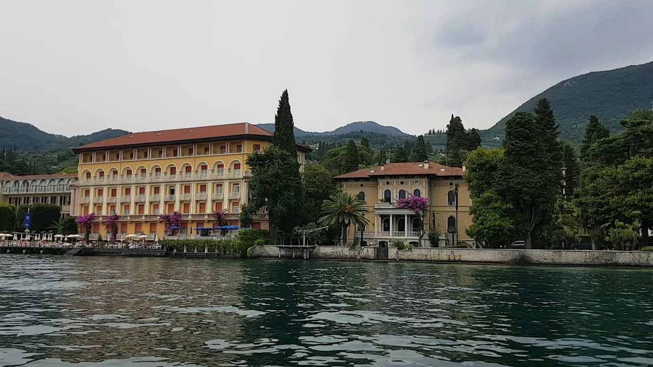 Gardone Riviera Lago Di Garda Italy Boat Drive-by