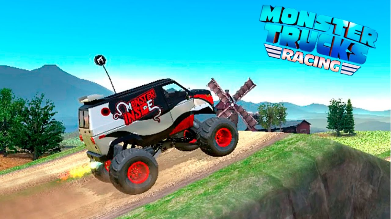 Машины МОНСТР ТРАКИ ЧУМОВЫЕ ГОНКИ в стиле ХОТ ВИЛС  MONSTER TRUCK #6 прохождение игры