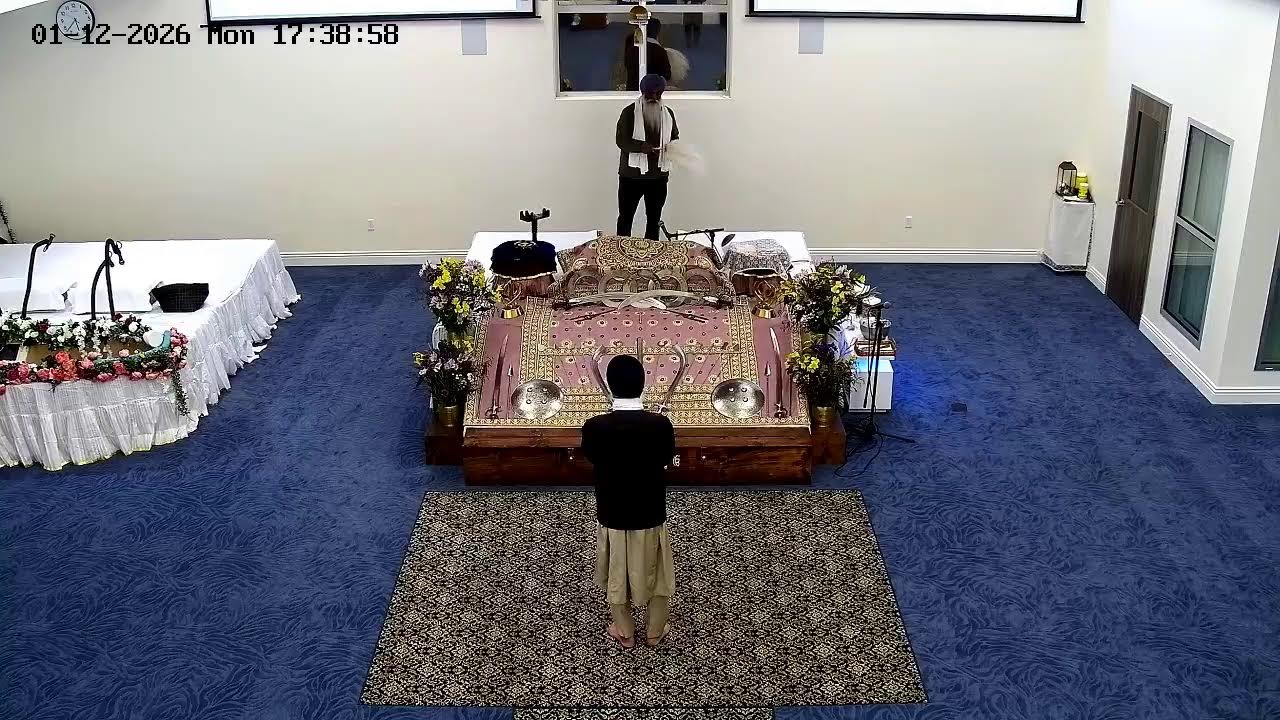 Guru Nanak Darbar Gurdwara Sahib Santa Rosa Live Telecast Evening Diwan Jan 12, 2026