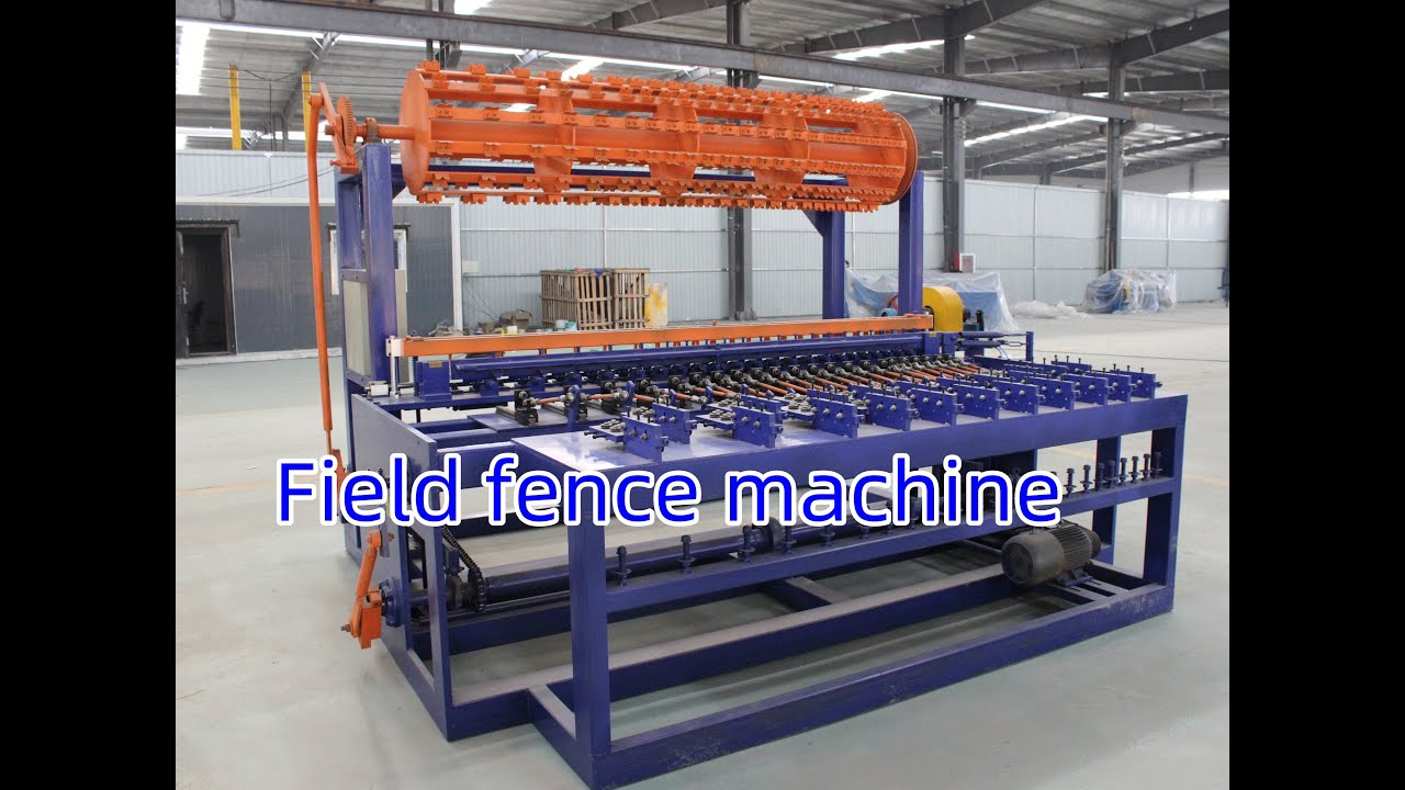 Field fence machine