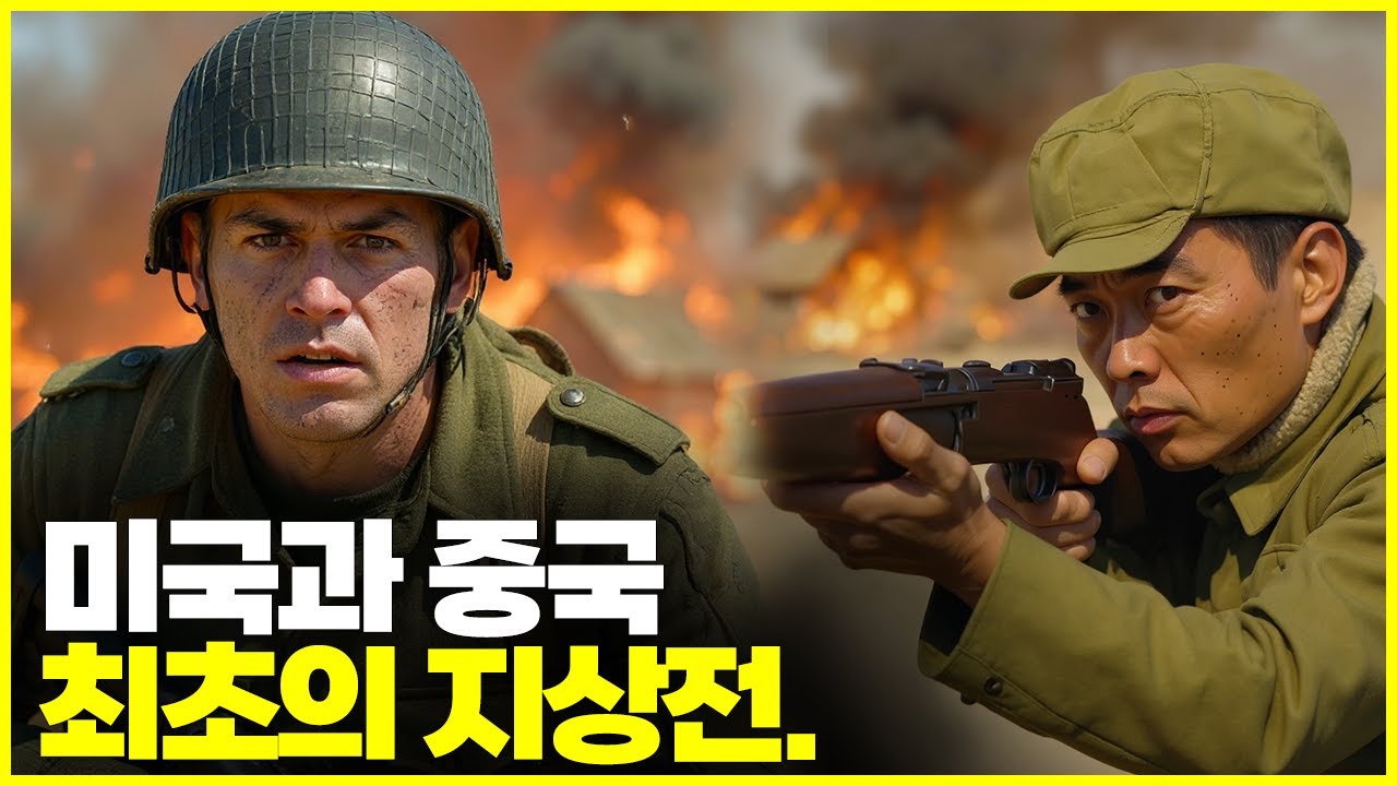 미국과 중국이 최초로 맞붙었던 전투. | 운산전투 1부