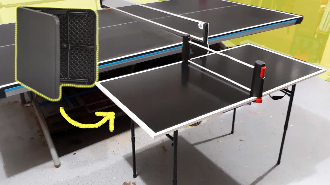 How to Make a Portable Ping Pong Table From a Cheap Folding Table