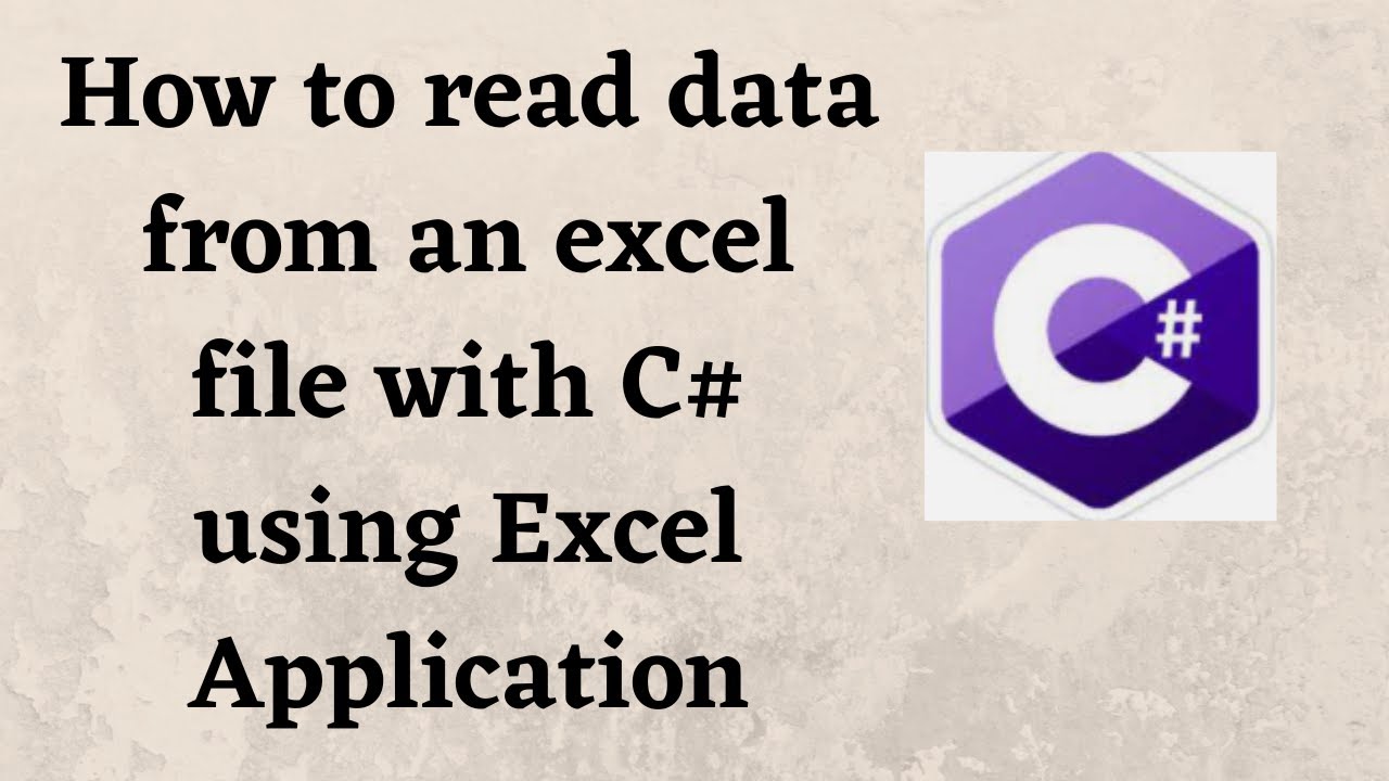 How to read data from an excel file with C# using Microsoft.Office.Interop.Excel