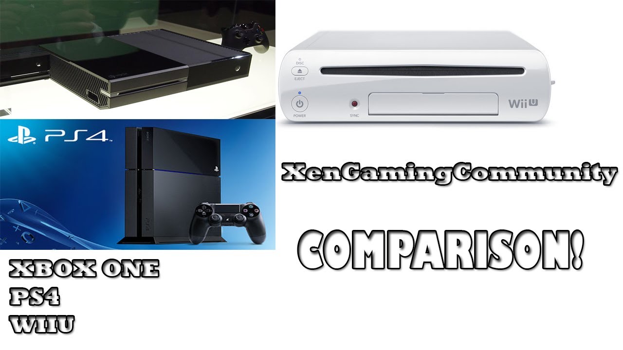 Xbox One VS PS4 VS WiiU COMPARISON!