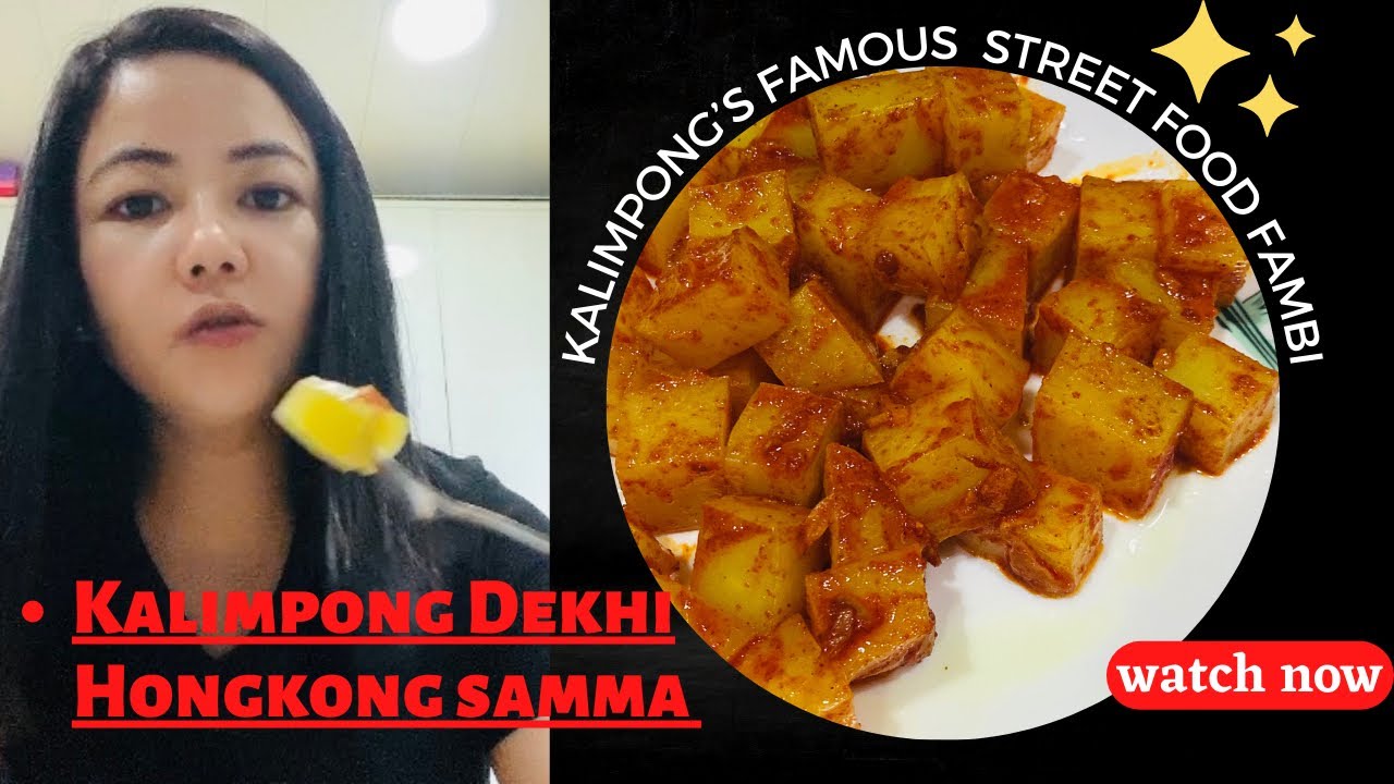 This is the most delicious and famous Street food (Fambi/Phumbi)of one n only my hometown KALIMPONG
