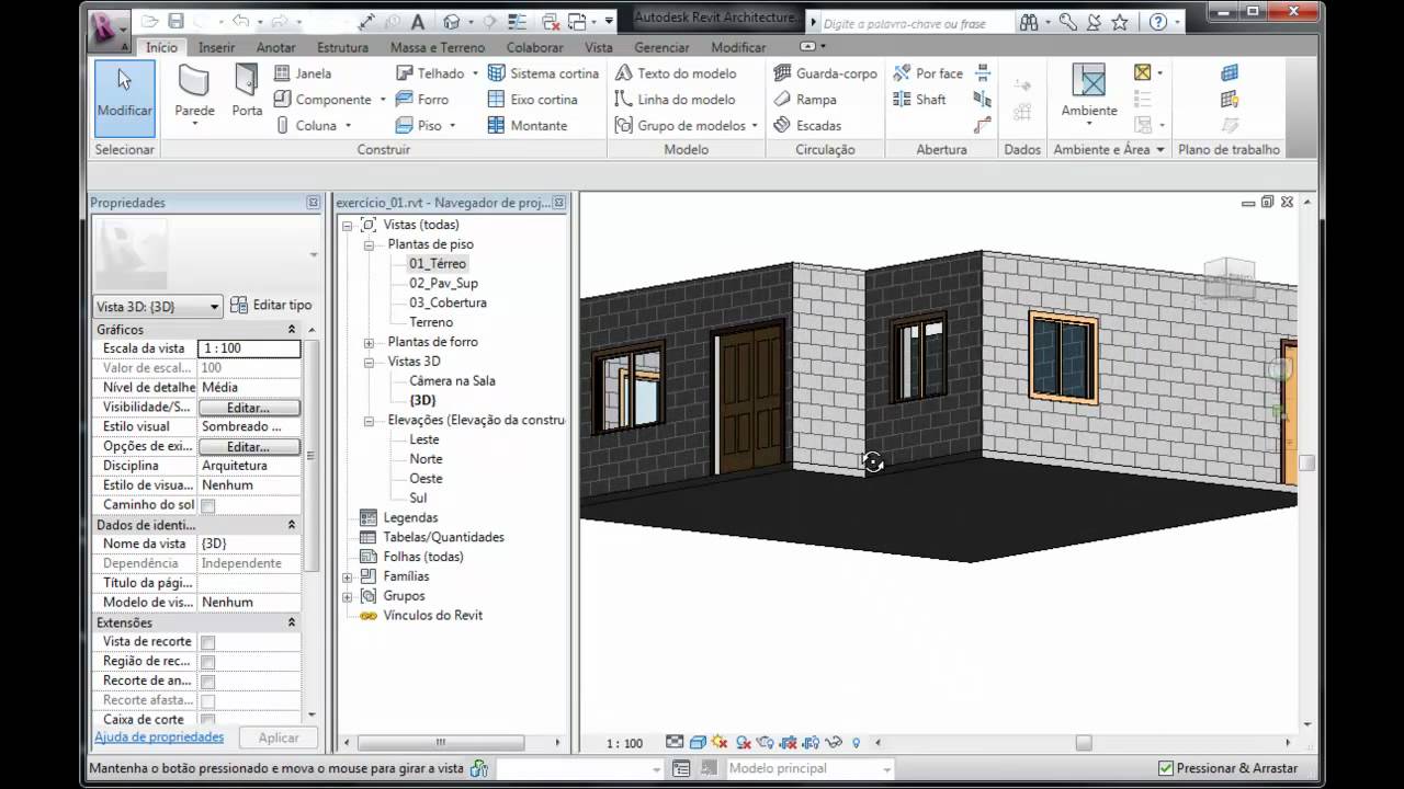 Revit I - 07 - Componentes e Pisos